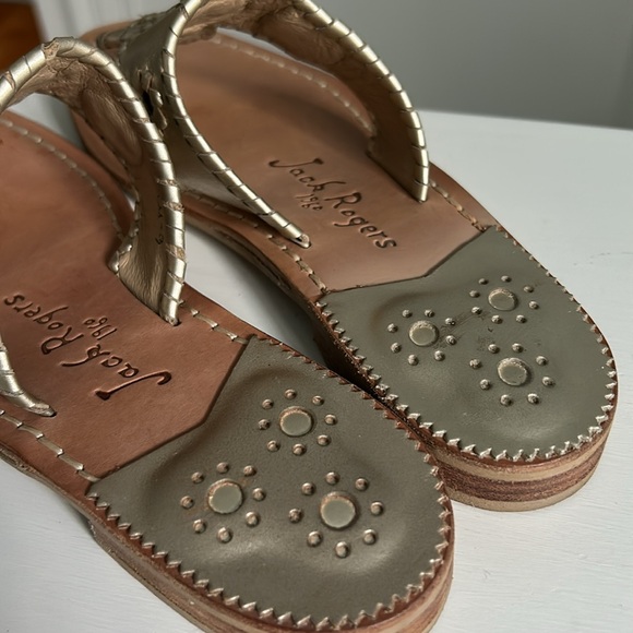 Jack Rogers Hampton thong sandals leather - Picture 6 of 10
